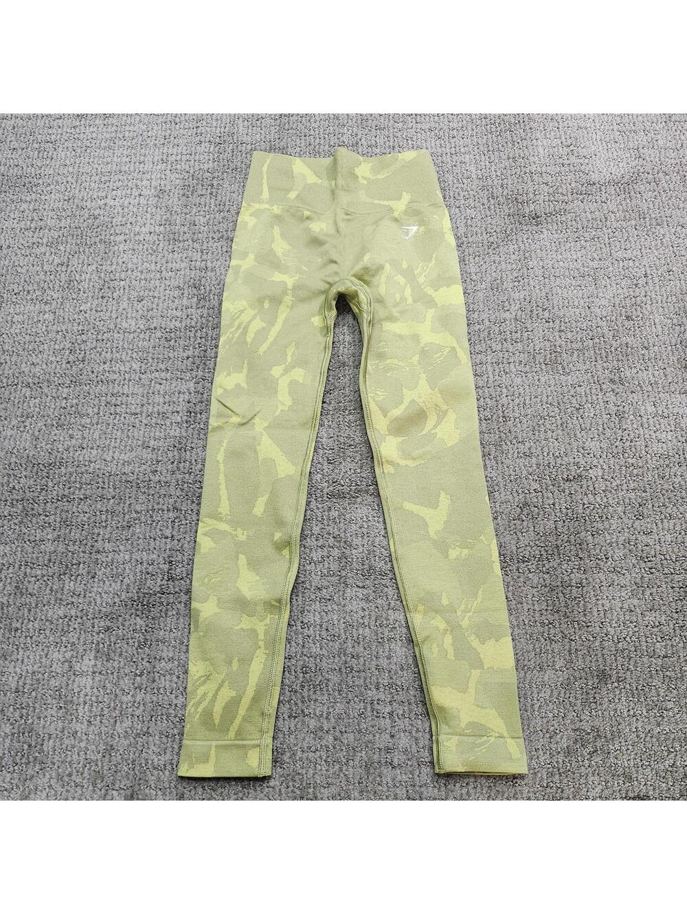Gymshark Leggings Green Pull On Women’s Size XS